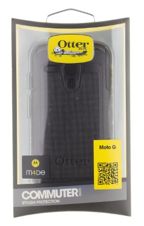 OtterBox Commuter Series Case for Moto G - Retail Packaging - Black