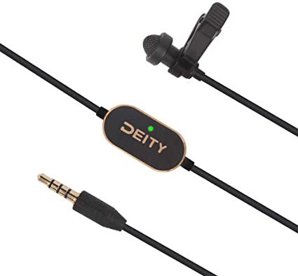 Deity V.Lav Pre-Polarized Lavalier Lapel Microphone Omnidirectional Condenser Mic for DSLRs,Camcorders,Smartphones,Handy Recorders, Laptop, Bodypack Transmitters,Tablets