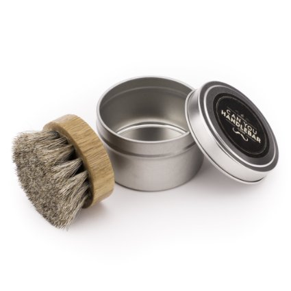 Beard Oil Brush with Travel Case | Perfect For All Beard Balms and Oils