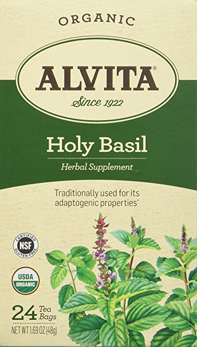 Holy Basil Tea Organic Alvita Tea 24 Bag