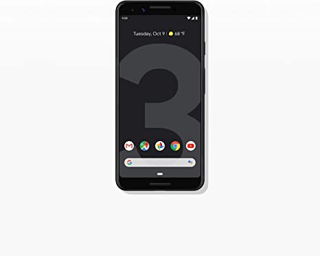 Google - Pixel 3 with 64GB Memory Cell Phone (Unlocked) - Just Black