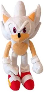 2024 Sonic Plush Hyper Sonic Plush Doll Toy 13.8inch