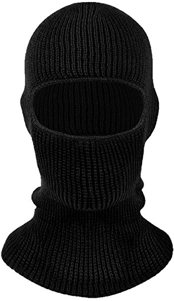 Peach Couture Thick Knit One Hole Facemask Balaclava Snowboarding Biker Mask