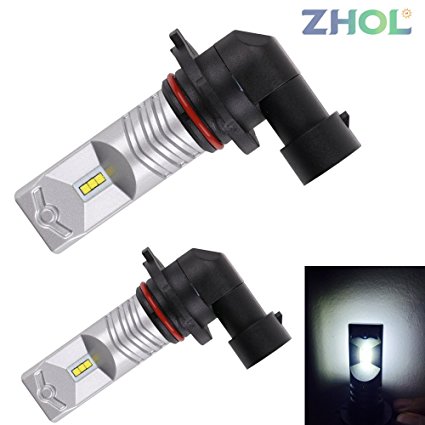 ZHOL® 2PCS CSP 6-SMD H10 LED Bulbs,White