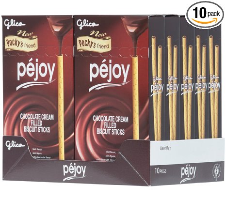 Pejoy Biscuit Stick Chocolate 198 Ounce Pack of 10