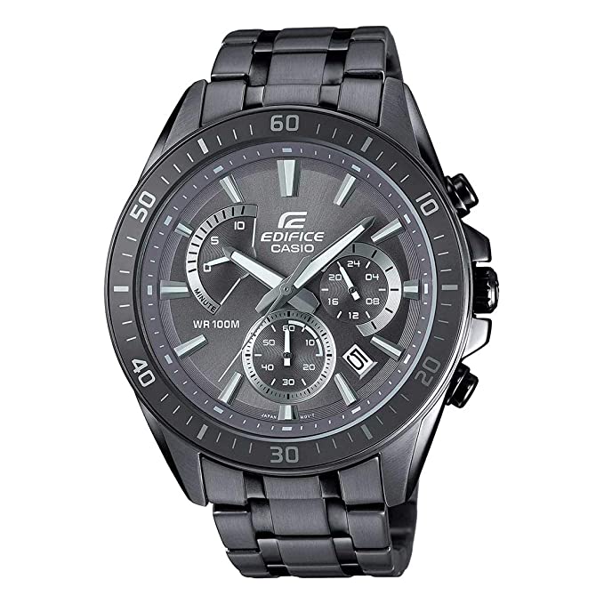 Casio Edifice Analog Grey Dial Men's Watch-EFR-552GY-8AVUDF (EX442)