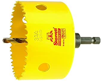 HSS BI-Metal, DEEP Cut Hole Saw with Arbor, 3-3/4" - 95MM Diameter