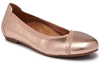 Vionic Women's Spark Caroll Ballet Flat - Ladies Dress Casual Shoes with Concealed Orthotic Arch Support