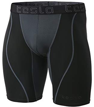 Tesla Men's Compression Shorts Baselayer Cool Dry Sports Tights MUS77/MUS07