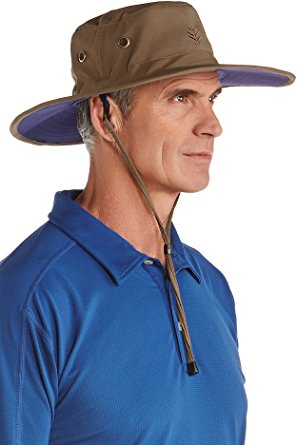 Coolibar UPF 50  Men's Shapeable Wide Brim Hat - Sun Protective