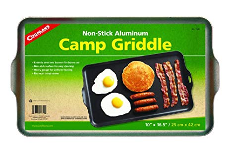 Coghlan's Two Burner Non-Stick Camp Griddle, 16.5 x 10-Inches