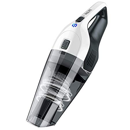 Cordless Hand Vacuum Cleaner, Holife 4Kpa HM218 Handheld Vacuum with Hepa Filter, Portable Car Vacuum Cleaner Lightweight Hand Vac with Rechargeable 2200mAh Lithium Battery and Multifunctional Attachments, Dry Use for Home Pet Hair Car Clean