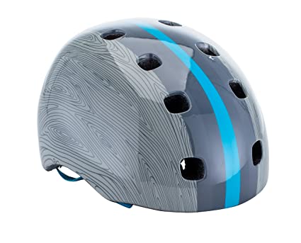 Schwinn Burst Bike Helmet, Adult Helmet, Grey Wood Grain Design