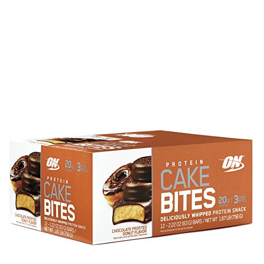 Optimum Nutrition Cake Bites, Chocolate Donut, 12 Count