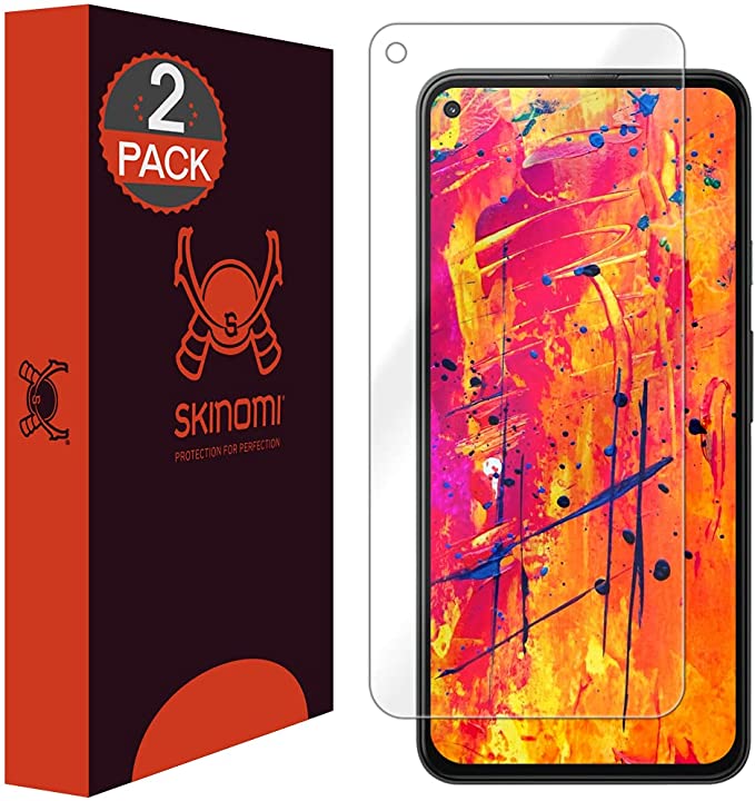 Skinomi Screen Protector Compatible with Google Pixel 5A 5G (6.34 inch)(2-Pack) Clear TechSkin TPU Anti-Bubble HD Film