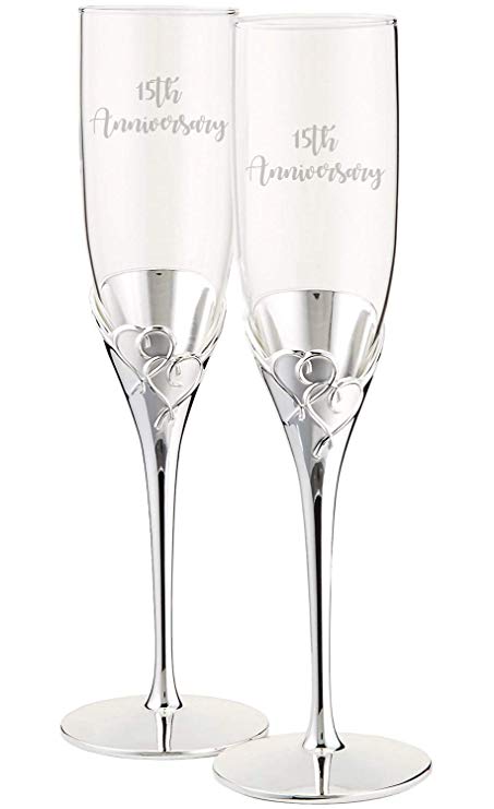 Lenox True Love Glass Flute Pair (Personalized)