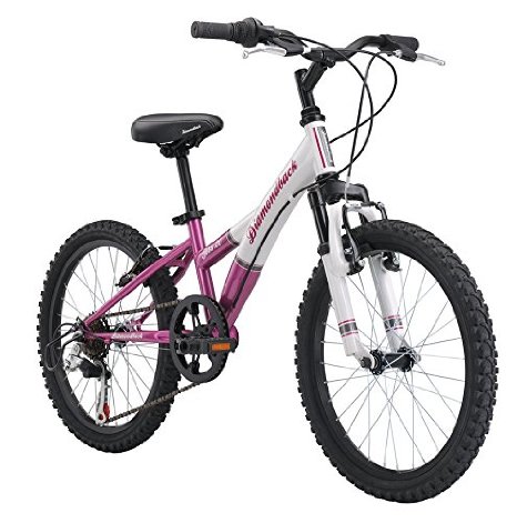 Diamondback Bicycles Youth Girls 2015 Tess 20 Complete Hard Tail Mountain Bike 20-Inch WheelsOne SizeWhite