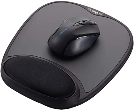 Kensington Comfort Gel Mouse Pad with Wrist Rest - Black (K62386AM)