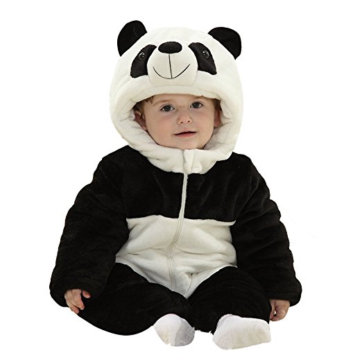 FashionFits Baby Unisex Winter Flannel One Piece Party Costume Animal Pajamas