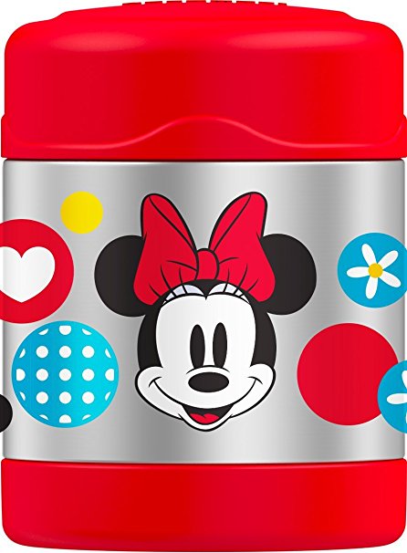 Thermos Funtainer 10 Ounce Food Jar, Minnie Mouse, Colors and Designs May Vary