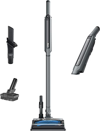 Shark WS642 WANDVAC System Pet 3-in-1 Ultra-Lightweight Powerful Cordless Stick & Handheld Vacuum Combo with Charging Dock, Duster Crevice Tool & Pet Multi-Tool, Grey