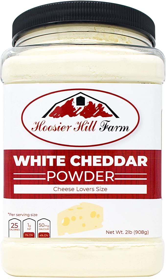 Hoosier Hill Farm White Cheddar Cheese Powder, Cheese Lovers, 2 Pound