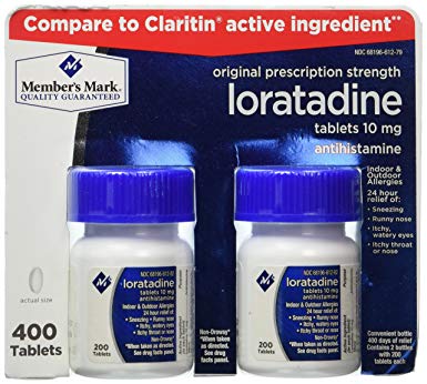Member's Mark 10 mg Loratadine (200 ct., 2 pk.)