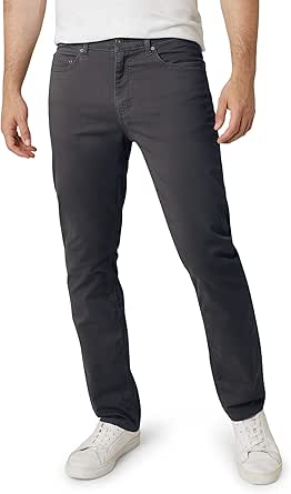 Chaps Men’s Pants – Modern Tech Stretch 5 Pocket Slim Fit Pants - Casual Stretch Flex Chino Pants for Men