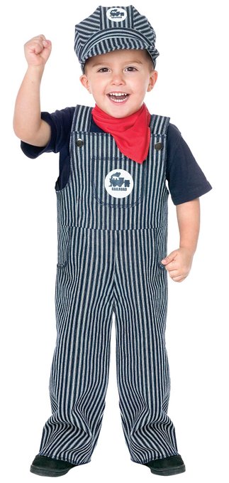Fun World Costumes Baby's Train Engineer Toddler Costume