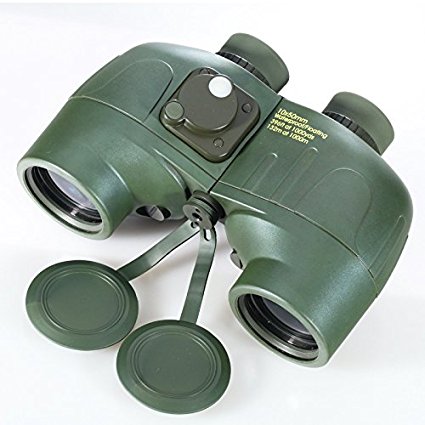 Kaongsong Folding military binoculars 10x50 Telescope with range finder Night Vision for Outdoor Birding, Travelling, Sightseeing, Hunting,Concerts,Hiking etcs
