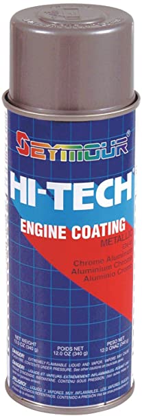 Seymour EN-41 Hi-Tech Engine Spray Paint, Chrome Aluminum