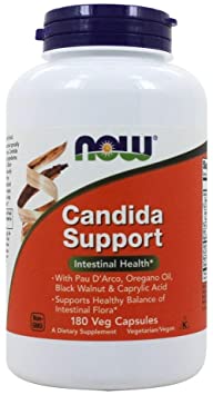 NOW Foods - Candida Support - 180 Vegetarian Capsules