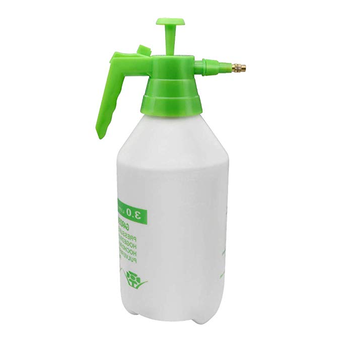 Flesser 3 Liters Pump Pressure Sprayer Hand Held Sprayer for Gardening,Fertilizing,Cleaning and General Use Spraying Water (3L)