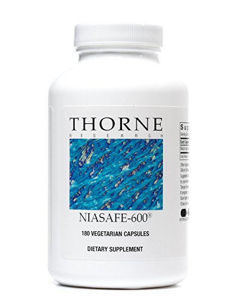 Thorne Research - Niasafe-600 - Inositol Hexaniacinate - Alternative Niacin Supplement - 180 Capsules