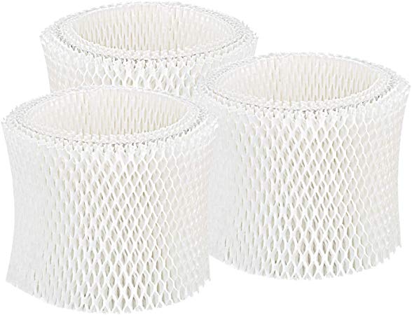 Isingo Humidifier Filters Replacement for Protec, Vicks, Kaz Filter WF2 and V3500, V3100 & 3020 Cool Mist Humidifiers, 3-Pack