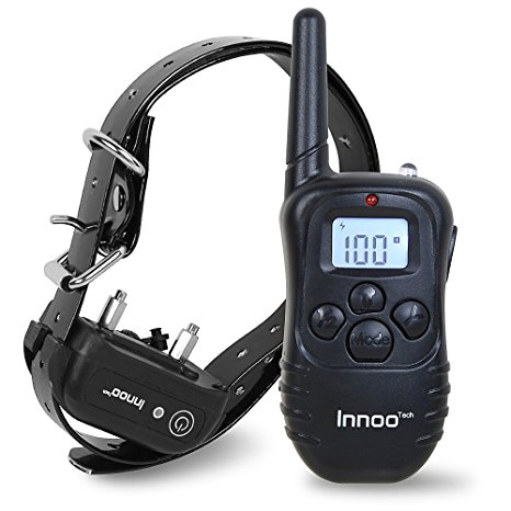 Innoo Tech Dog Training Collar with Remote 330 Yards | Pet Training E-collar for Dog with Beep, Vibration, Shock Electric | Waterproof Dog Remote Training Collar