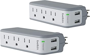 BELKIN BST300bg 3-Outlet SurgePlus with 2 USB Ports & Swivel Head