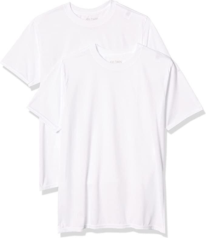 Gildan Men's Moisture Wicking Polyester Performance T-Shirt, 2-Pack