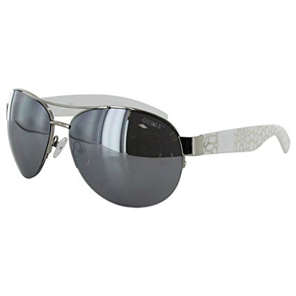 Guess Womens GF0288 Semi Rimless Wire Frame Fashion Sunglasses