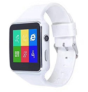 Bluetooth Smart Watch with Arc Screen White Color by ANCwear