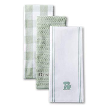 KitchenAid Mixer Kitchen Towel Set, Set of 3, Pistachio