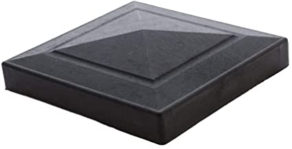 Plastic Post Cap, 4 x 4 inches, Nominal, Black Color, 26 pc. Extreme Weather Resistant. Made in USA. This Post Cap ONLY fits Posts Measuring 4 x 4 inches.