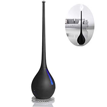 2000ml Large Ultrasonic Air Humidifier, 350ml/H Floor-standing Household Humidifier, Detachable Mute Diffuser Mist Maker with Automatic Shut-Off for Whole House Office Home Bedroom Yoga Black