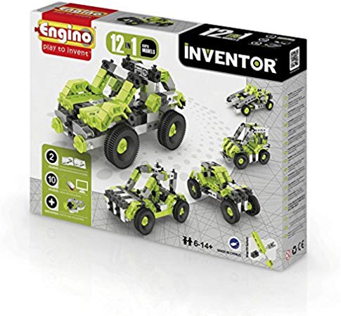 Engino.net Ltd Inventor Build 12 Models Cars Construction Kit