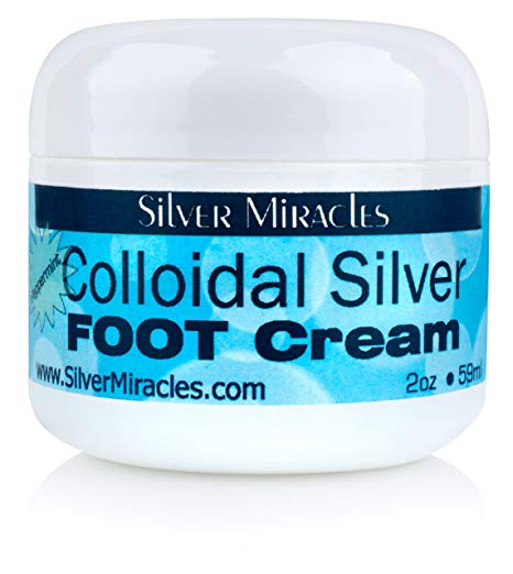 Colloidal Silver Foot Cream - 2 oz