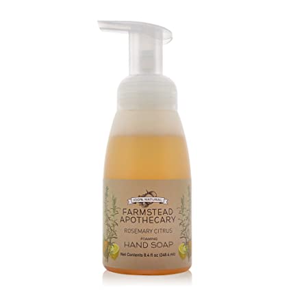Farmstead Apothecary, Hand Soap Foaming 8.4 fl oz (Rosemary Citrus, Pack of 1)