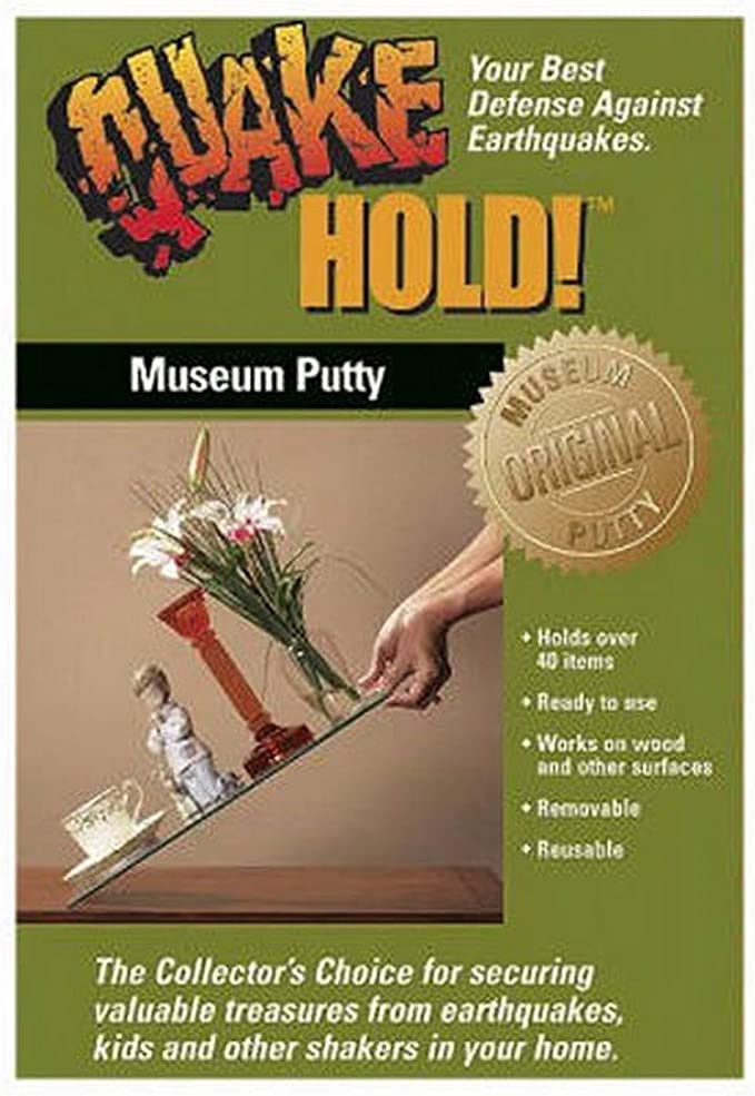 Quakehold! 88111 Museum Putty Neutral