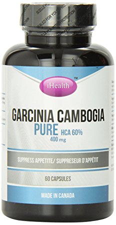 I-HEALTH Garcinia Cambogia 400mg, 60 Caps, 1 Count