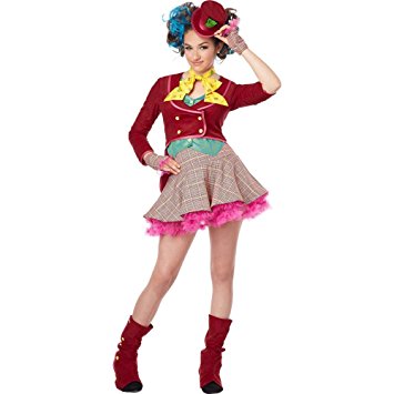 California Costumes Mad As a Hatter Tween Costume, X-Large