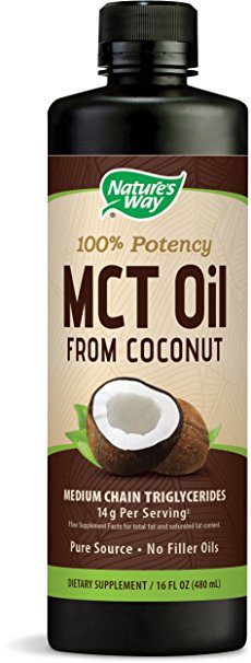 Nature's Way 100% MCT Oil from Coconut, 16 Ounce